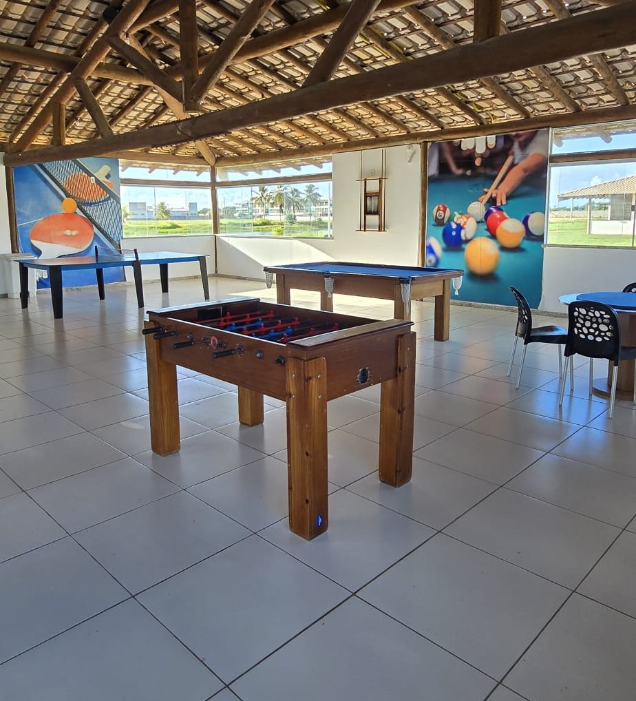 Sala de jogo do Condomínio Villa das Águas